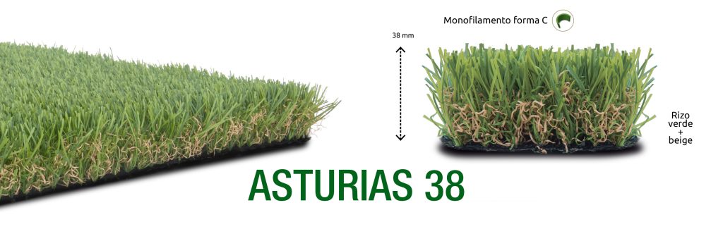 espacesped 38mm ASTURIAS-38